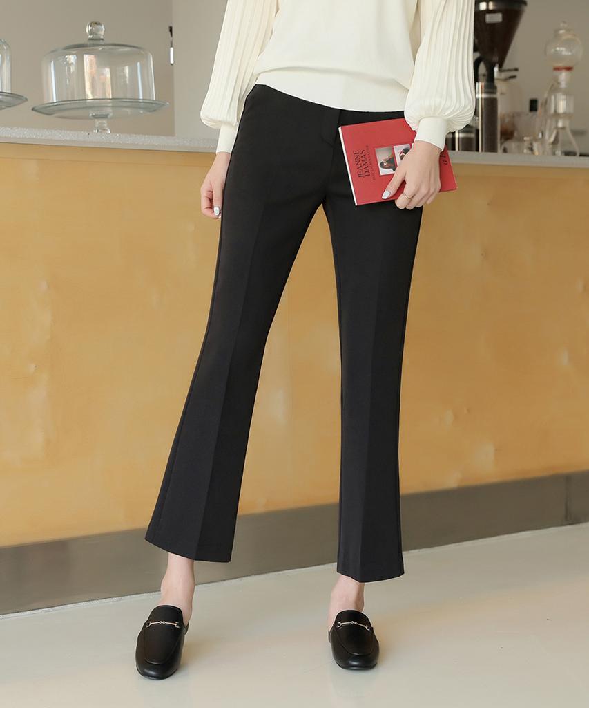 Ppaeppae Waist Tension Light Stretch Bootcut Slacks