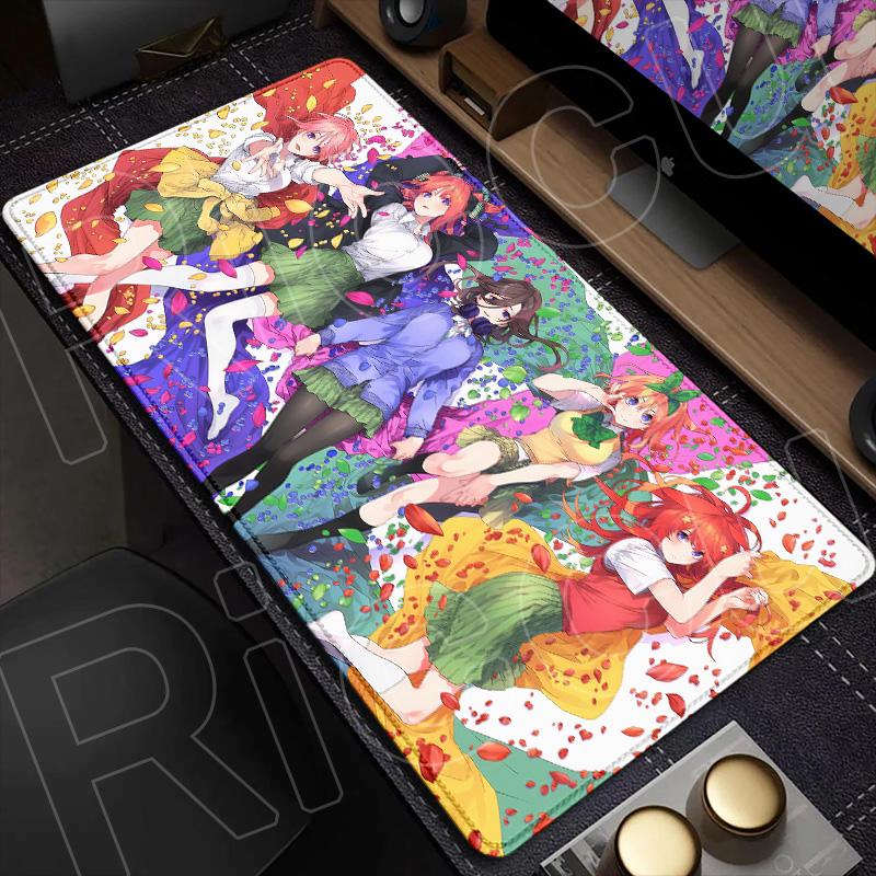 Office Mats XXL The Quintessentials Quintuplets HD Mouse Pad Accessories Computer Gamer MousePad Anime Girl Keyboard PC Desk Mat