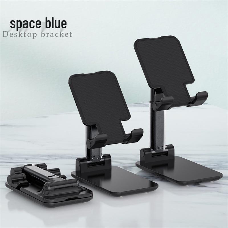 Rotating Metal Phone & Tablet Stand: Customizable, Foldable, Multi-functional Desktop Holder for TikTok Live