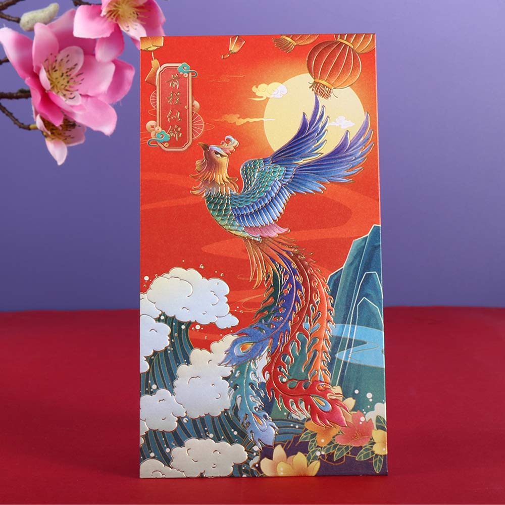 Money Spring Festival Decoration Hot-Stamping Red Pocket Chinese New Year Red Envelope Bless Pocket