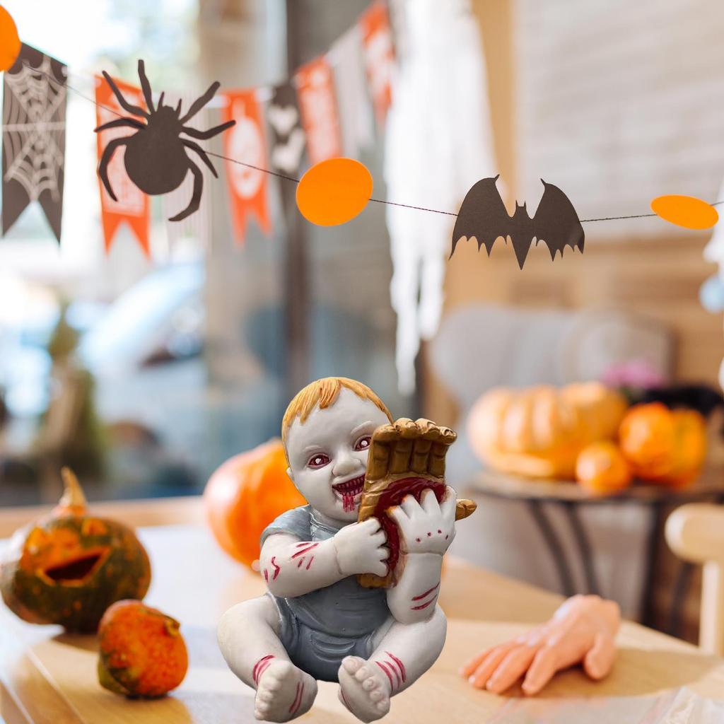 Boneca Assustadora de Halloween Boneca Fantasma de Halloween para Casa Assombrada Escritório Festival