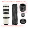 Camera MF Super Telephoto Zoom Lens F/8.3-16 420-800mm T Mount with 1/4 Thread for Canon Nikon Sony Fujifilm Olympus Cameras