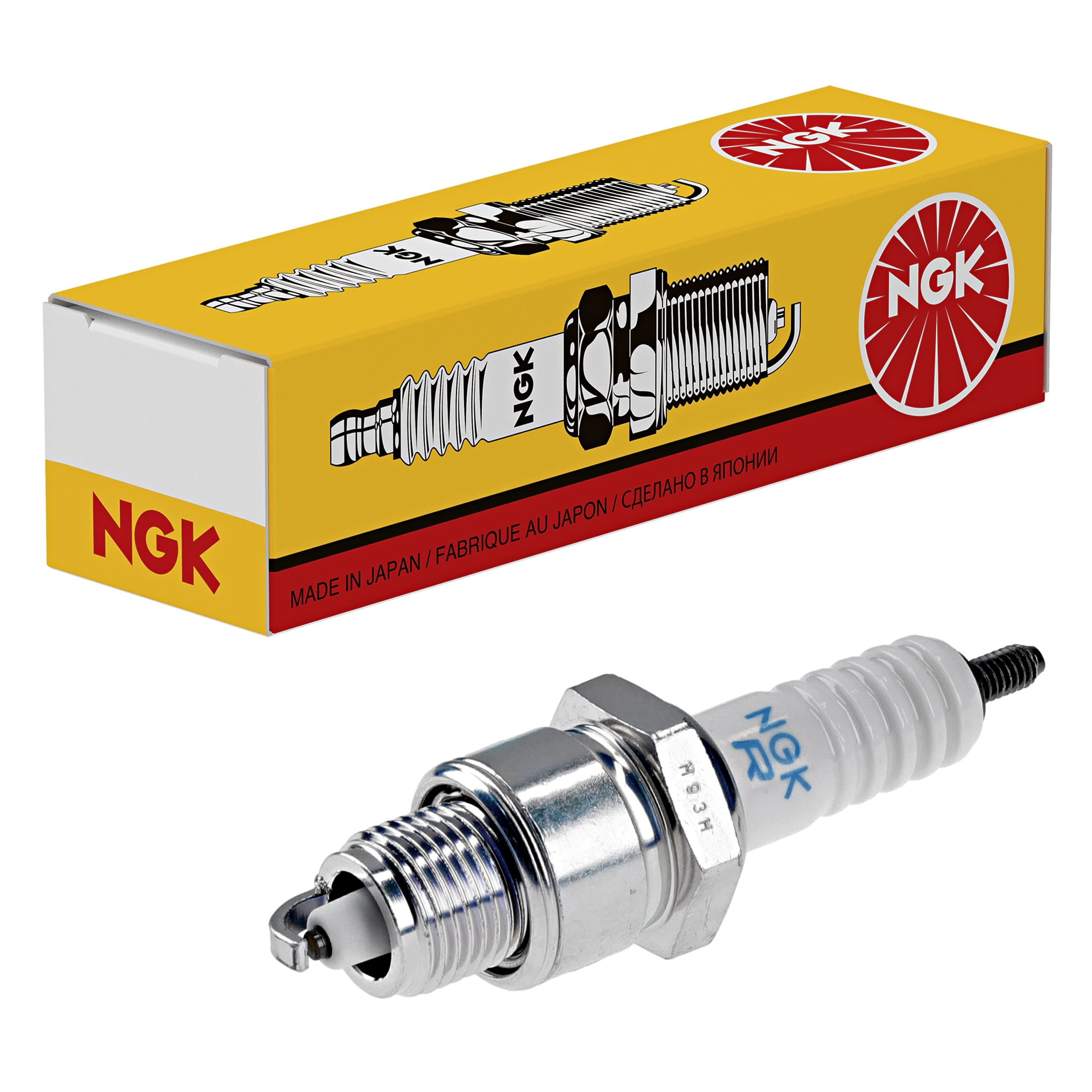 

NGK (7823) BPR4HS Standard Spark Plug, Pack of 1 standard