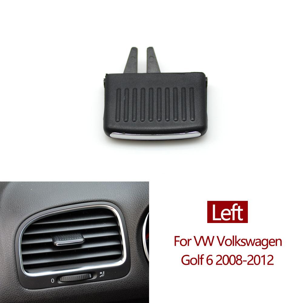 Golf 6 Front Dashboard Air Conditioner Outlet AC Vent Grille Slider Tab Clip Repair Kit For VW Volkswagen 2008-2012 5K0819703