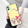 Black Case for Xiaomi Poco X6 X4 M5 M6 F5 F6 C65 C55 C50 C51 C40 Pro Redmi 14C A3X 13C 12C 11T 10A 9C Note 7 6 8A Plus L-2 My Melody