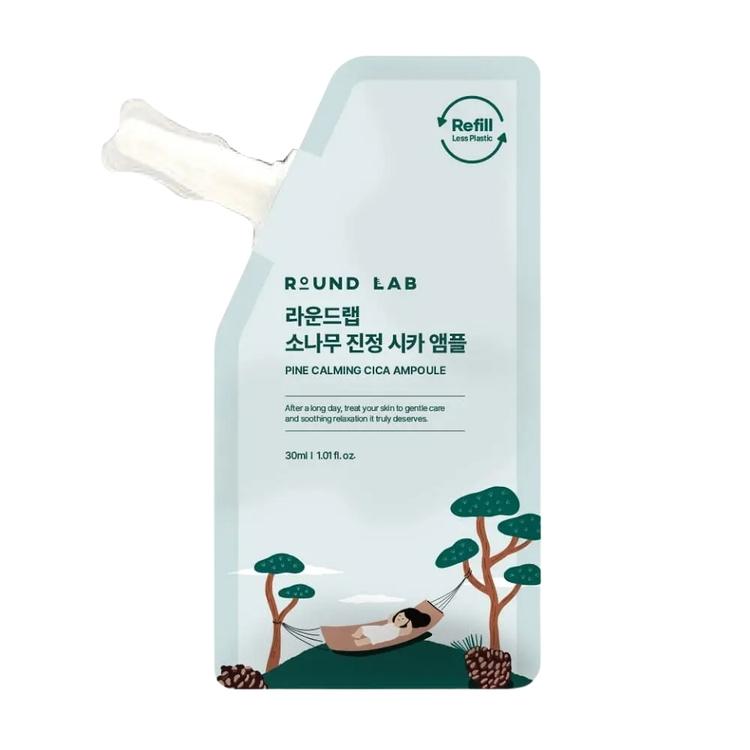 [Round Lab] Pine Calming Cica Ampoule Refill Soothing & Hydrating Skin Care 30ml