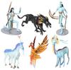 6 buc Figurine de Acțiune Avatar Foc și Cenușă Neytiri și Jake Jucării Model Decorațiune Tort Desktop Jucărie Produs Derivat Film Cadou de Ziua de Naștere