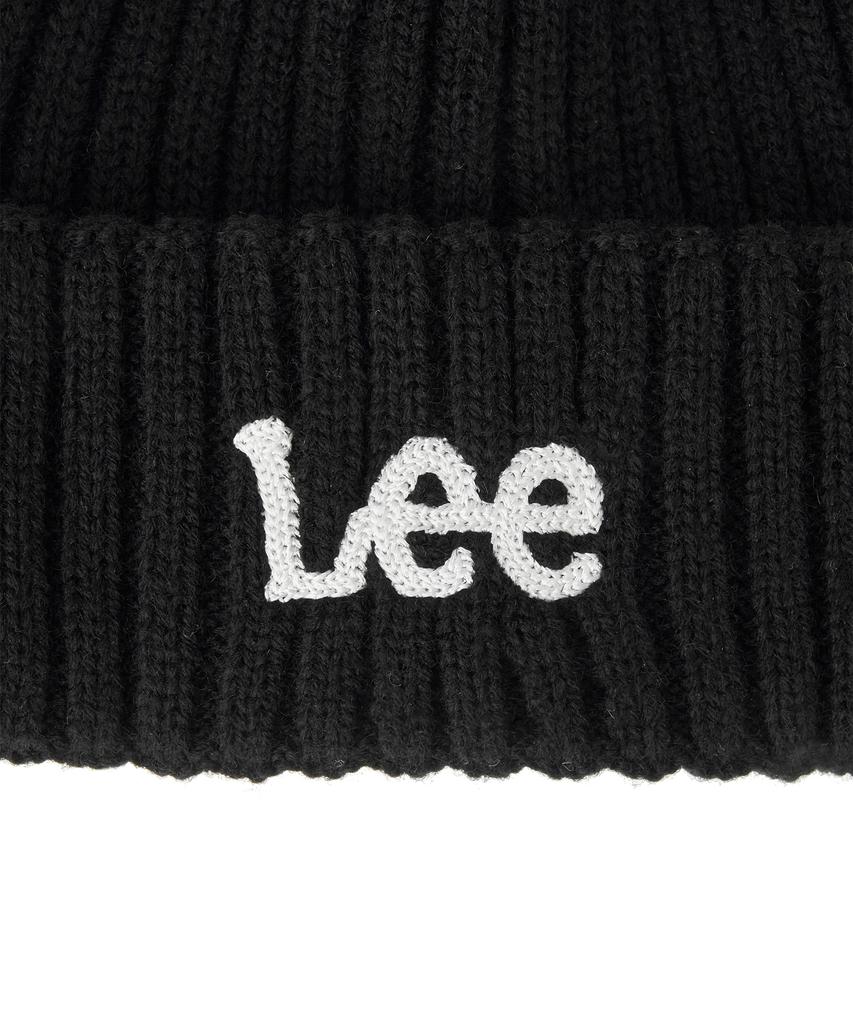 LEE Knit Short Beanie Black