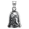 Retro Motorcycle Bell Charm Punk Style Angel Bell Pendant Biker Trend Lucky Bells RedCross Angel Wings Love Guardians Mens Gift