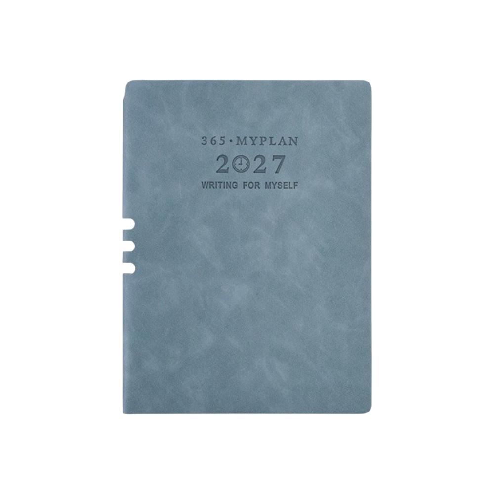 Portable 2027 Planner Notebook PU Leather Daily Agenda New Business Notebook Office