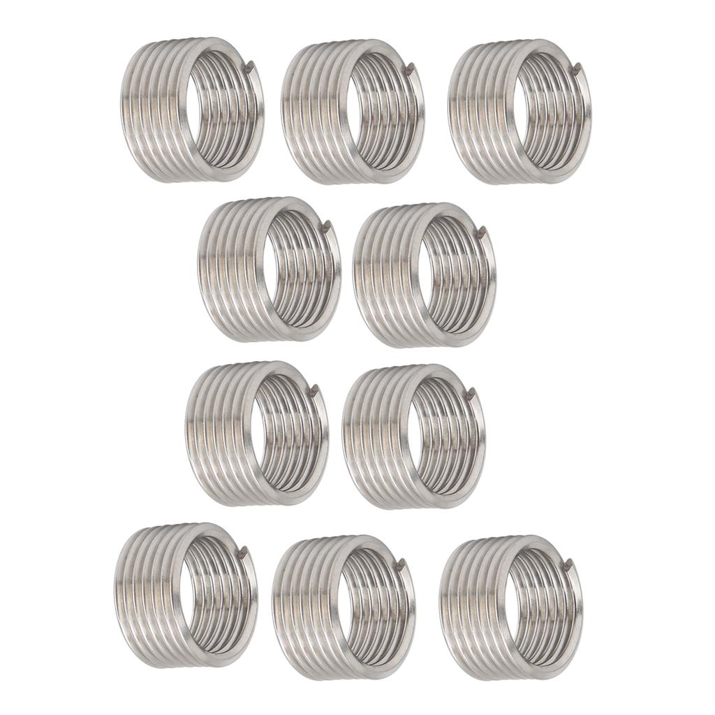 10 ks Závitových opravných vložek Ochranná pouzdra z ocelového drátu Kování M18 x 21D