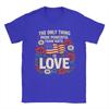 Herren T-Shirts Das Einzige, was mächtiger ist als Hass, ist Liebe Kreatives Reines Baumwoll-T-Shirt Kurzarm T-Shirts Rundhals