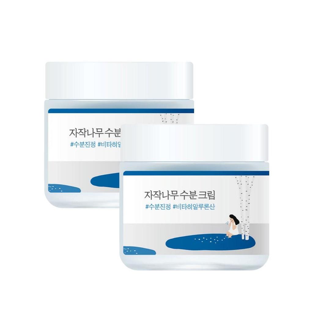 ROUND LAB Birch Juice Moisturizing Cream Hydrating Barrier Repair Face Cream 80ml