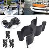 4PCS Marine Grade Nylon Tube Clamps Secure Mounting for Boat Canopy Support Rods and Deck Railings