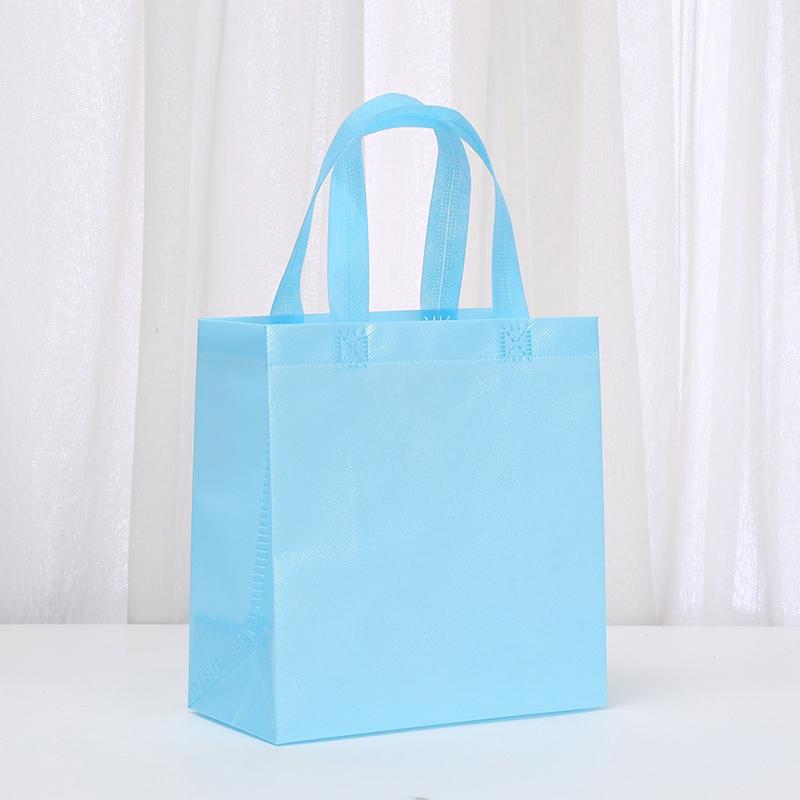 Colorful Shopping Bags 5Pcs Non-Woven Fabric Gift Bag Colored Hand-Held Bags Wedding Party Decoration Gift