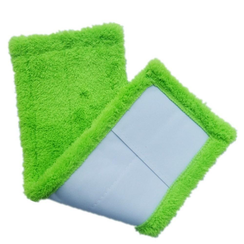 

Reusable Coral Velvet Mop Cloth Absorbent Removable Lazy Mop Cloth Thick Washable Mop Accessories зелений