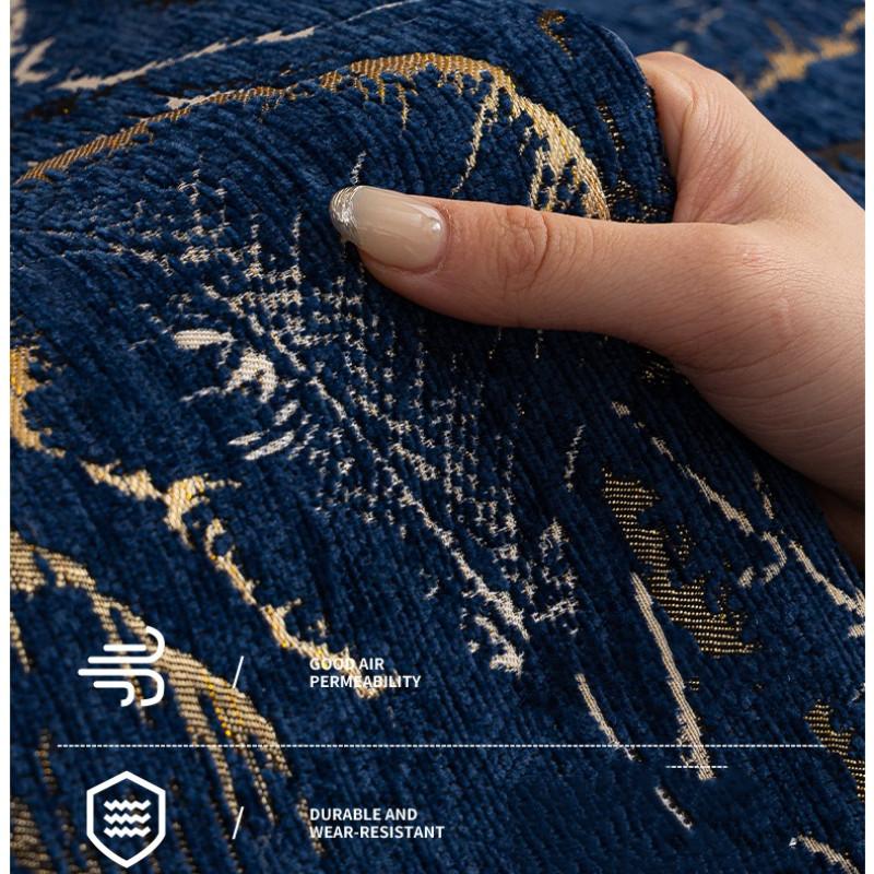 1Pcs Leaf Pattern Sofa Cushion Anti-slip All-season Universal Couch Slipcovers for Living Room Breathable Comfortable Seat Mat