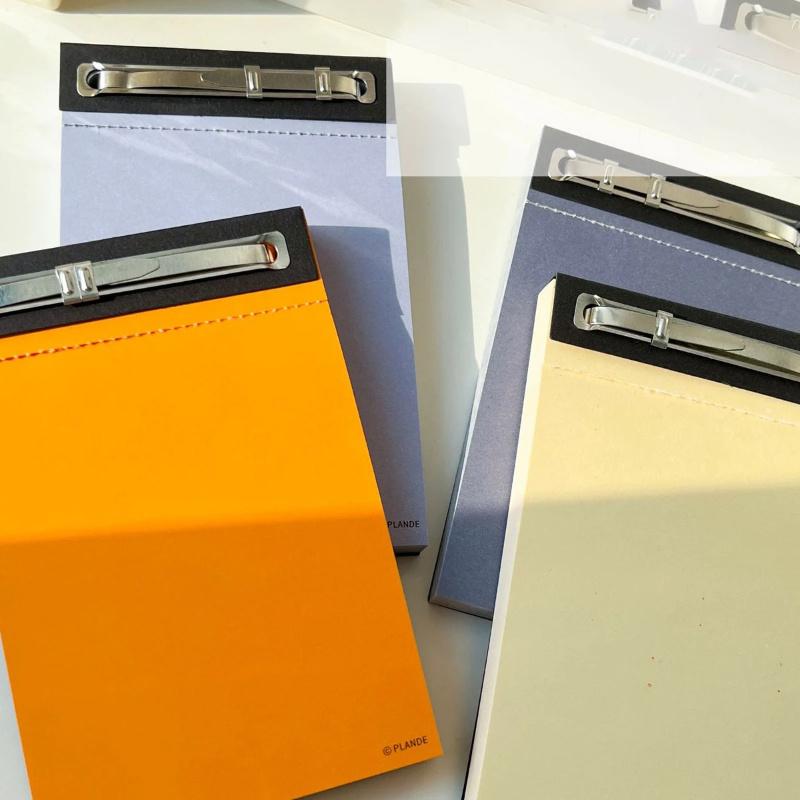 75 Sheets Of Plande Note Book Can Be Torn Student Study Memo Hand Account Non-adhesive Notepad Blank Four-color Note Book Pocket