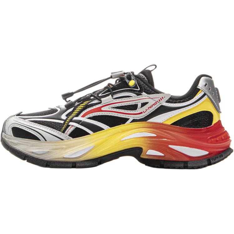 

Li Ning Детская спортивная серия лайфстайл Ткань Синтетическая кожа Удобные Универсальные Низкие Повседневные кроссовки Детские кроссовки Черные YKCV094-5 35