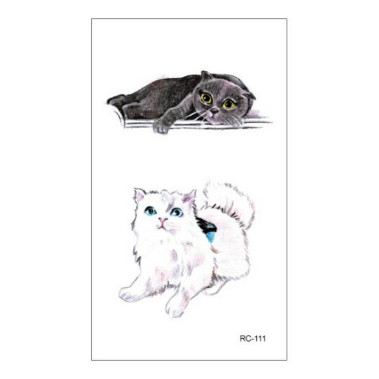 Waterproof Gradient Color Cartoon Temporary Tattoos for Men & Women