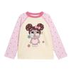LUSON Toddler Girl Cartoon Raglan Long Sleeve T-Shirt