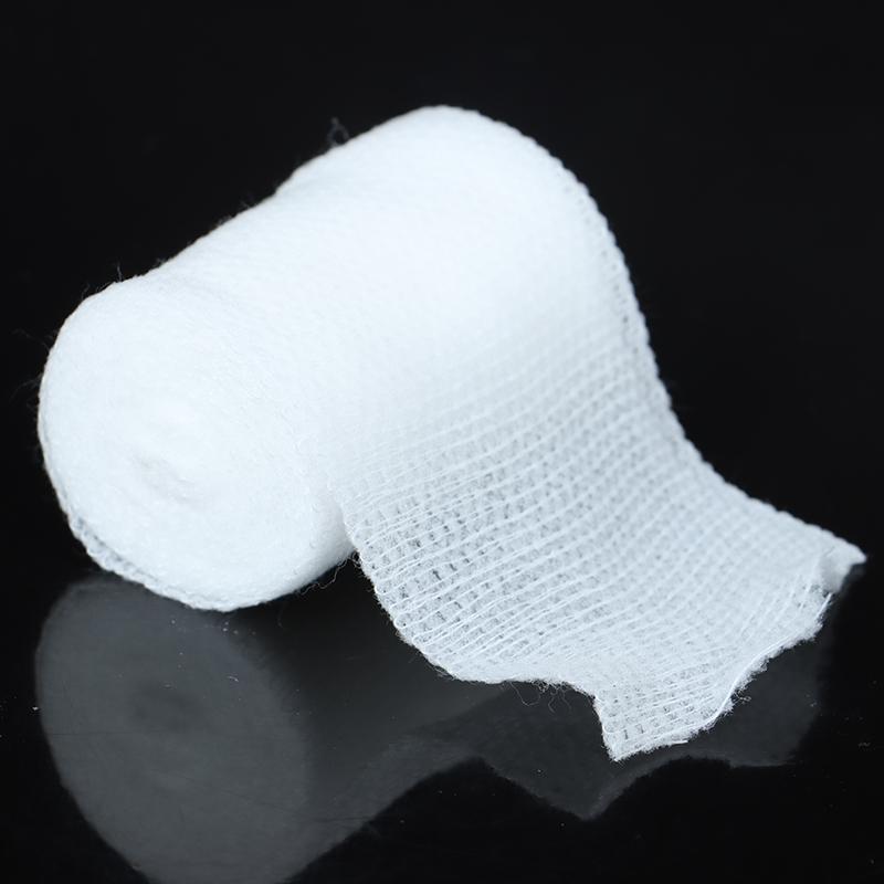10rolls/lot 5cmx4.5m PBT Elastic Bandage First Aid Kit Gauze Roll Dressing Outdoor First Aid Supplies
