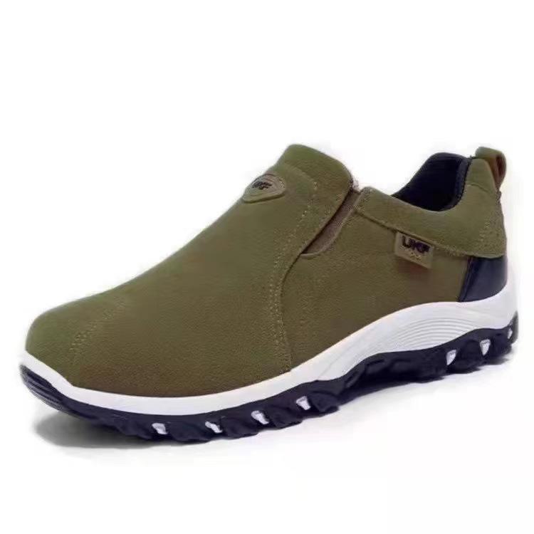 Men's Large Outdoor Casual Shoes - Spring & Autumn Fashionable Round-Toe Sneakers