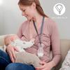 The Medela Silicone Breast Milk Collector securely holds back milk that spills from one breast during direct breastfeeding or pumping, gently supporti