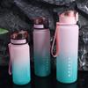 Large Capacity Leak Proof Colorful Plastic Cup Gradient Color Large Capacity Sports Kettle  School