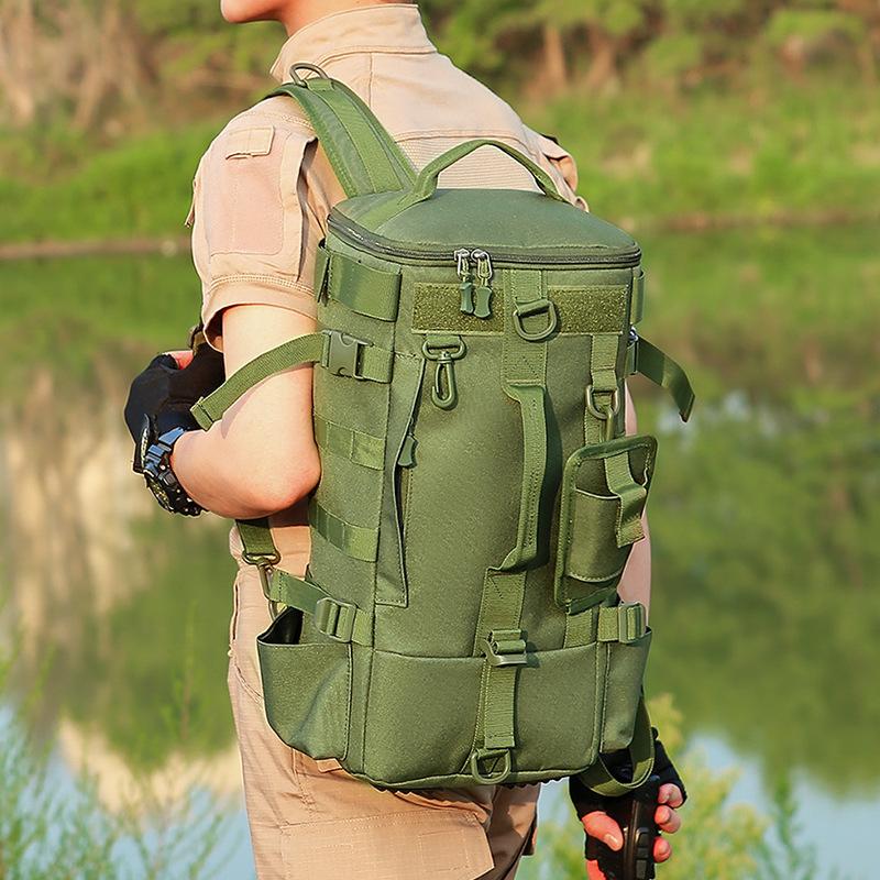 New Fishing Bag Waterproof Outdoor Sports Backpack Multi-functional Dry and Wet Separation Luya Bag Large Capacity