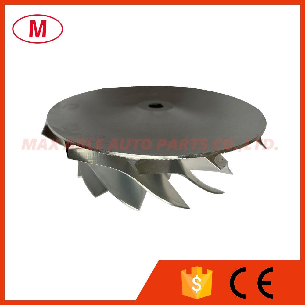 TD04HL 53.50/70.00mm 11+0 Blades Performance Turbo Billet Compressor Wheel /Aluminum 2618/Milling for Turbocharger Cartridge
