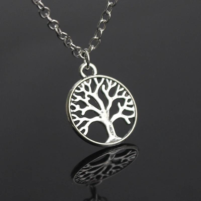

High Quality Classic Shiny Zircon Tree Of Life Pendant Necklace, a Beautiful Necklace Gift for Beautiful Women 45cm