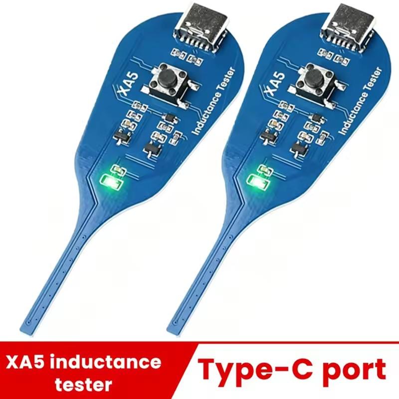 Phone/PC Mini Inductor Tester Type-C Powered High Precision Mainboard Coil Testing Tool with LED Indicator PCB Repair Tools