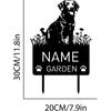 Custom Chesapeake Bay Retriever Dog Memorial Garden Stake Personalized Pet Grave Marker Metal Sign Outdoor Decor