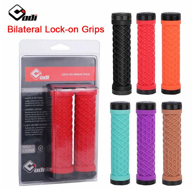 ODI Van Fahrradlenkergriffe Silikon Lock-On Anti-Rutsch Stoßdämpfung MTB Doppel-Lockring für BMX Faltrad Teile