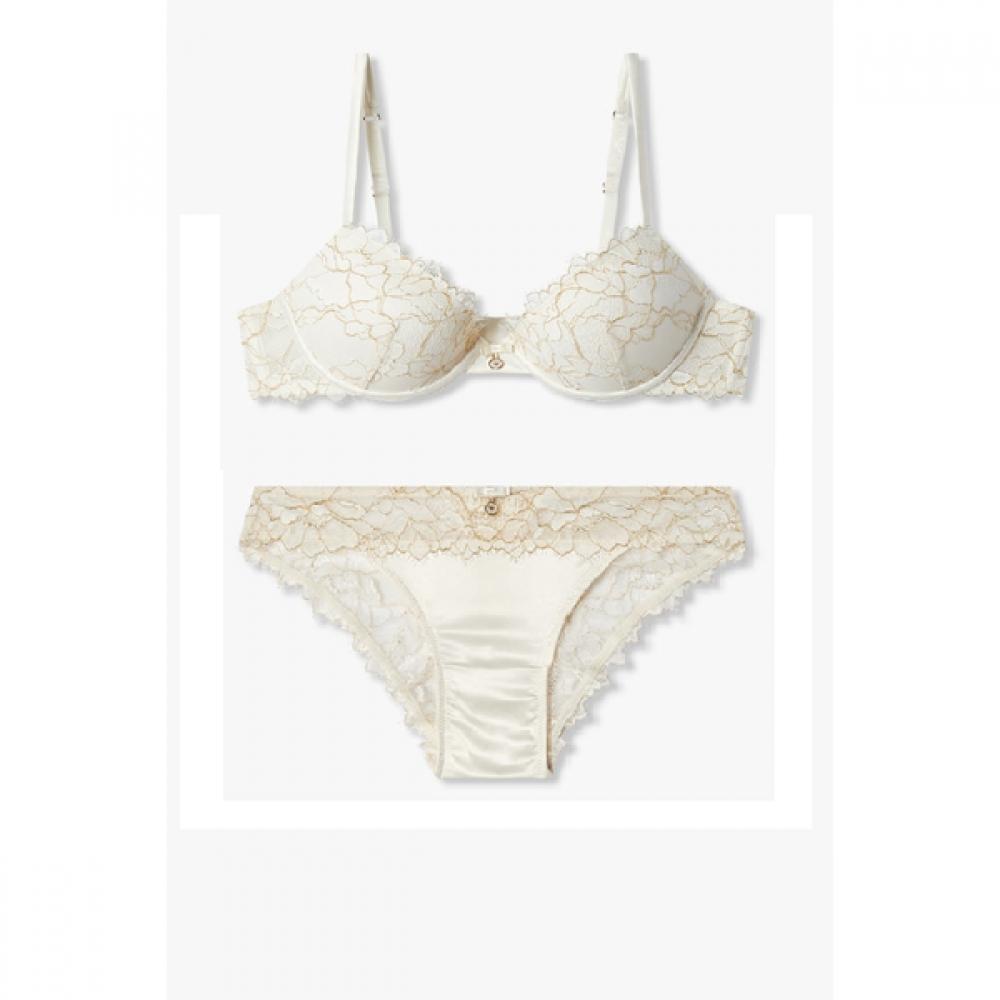 

Emporio Armani Women S puSh Up Bra Panty Set Metallic Embroidery 0825185531 0825111531 80C/M(95)