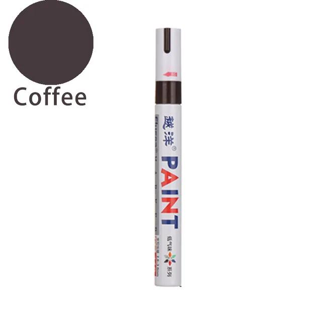 12 Color White Waterproof Rubber Permanent Paint Marker Pen Car Tyre Tread Environmental Tire Painting
