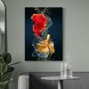 Abstract Colorful Betta Fish Animal Canvas Painting Wall Art Picture Posters and Prints Home Decor for Living Room