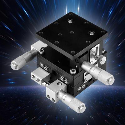 X Y Z 3 Axis Manual Linear Stage Sliding Table,Compact,Sturdy,Trimming Bearing Tuning