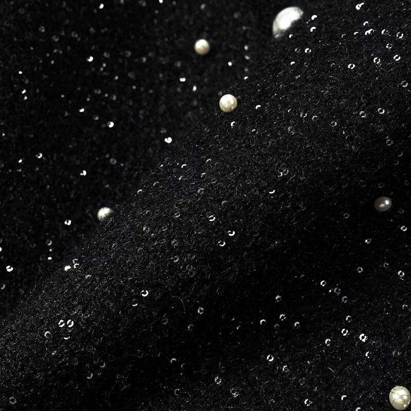 Women's French Style V-Neck Beaded Knit Vest