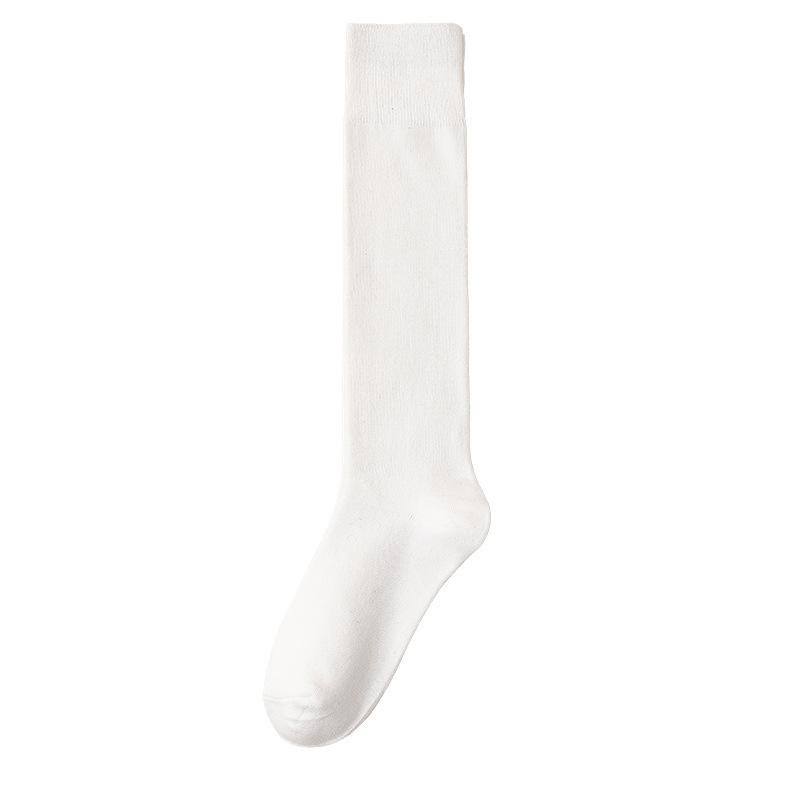 Female Spring and Autumn Cotton Pressure Thin Leg Long Leg Socks