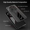For OPPO Find X6 Pro Case  Lichi Leather +Soft TPU Ultra Thin Lens Protection Slim Matte Cover for OPPO Find X6 Pro 