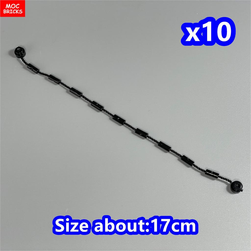 Non-Toxic 10Pc Moc Bricks Climbing String Rope 14210 63141 Chain Links 30104 4Cm Figure Building Blocks Toys For Children Xmas Gift