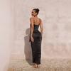 Women's Solid Color Strap Dress
