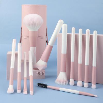 Flower Sky 12-teiliges Make-up Pinselset - Weiche Borsten Pinsel für Anfänger, Puder- & Lidschattenwerkzeuge