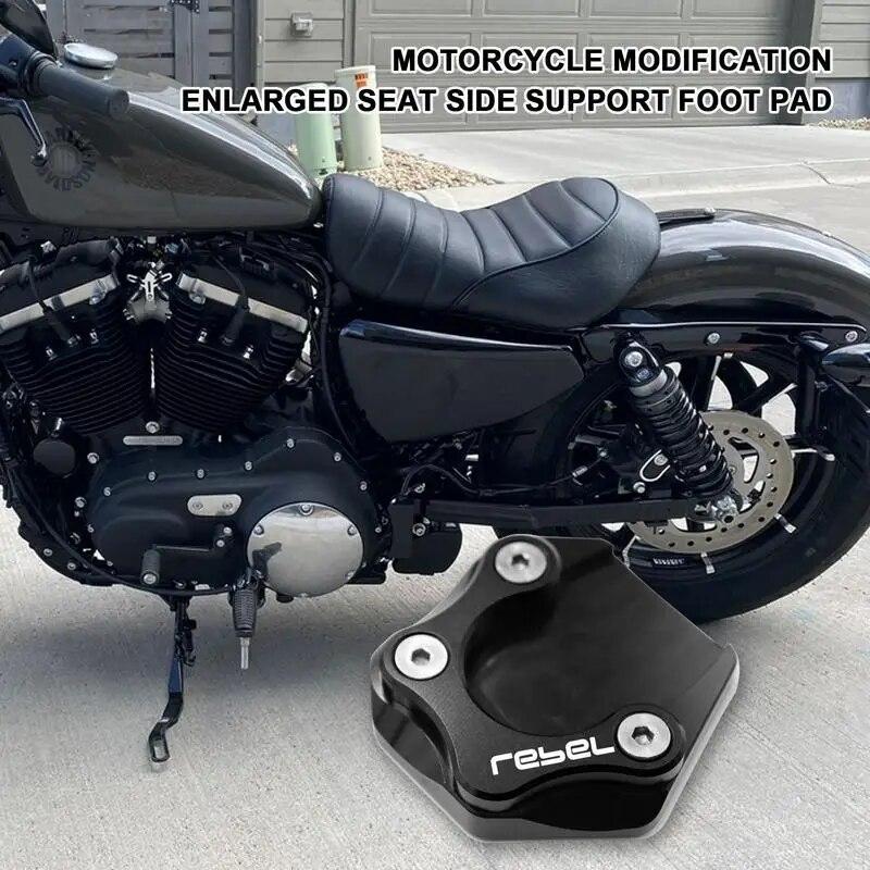 Piedini Più Grandi Cmx500 Motociclette Cavalletto Piede Estensione Cavalletto Laterale Piastra di Supporto Per Hondas Rebel Cmx300 Cmx500 -