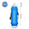 NEWBOLER 500ml měkká láhev skládací náramek láhev na vodu TPU hydratační láhev na vodu běh upevnění protiskluzová venkovní sport