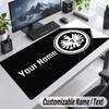 Custom Name Text Mouse Pad Eintracht Frankfurt Personalized Desk Pad For Work And Gaming