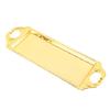 Rectangular Metal Tray Modern Elegant Decorative Light Luxury Serving Tray for Hotel KTV Living