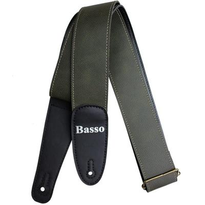 BASSO Guitar Strap EX 33 Army Green Attack Series